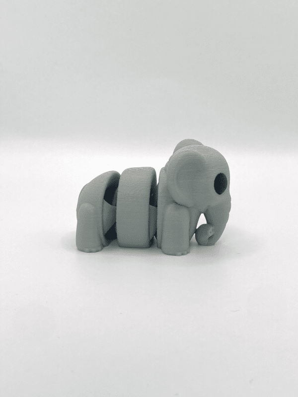 Mini Elephant Fidget Factory Toy Sideways