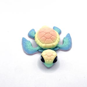 Light Rainbow Mini Sea Turtle Fidget Toy From Fidget Factory