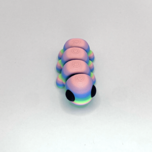 Mini Rainbow Caterpillar Fidget Factory Toy Bird's Eye