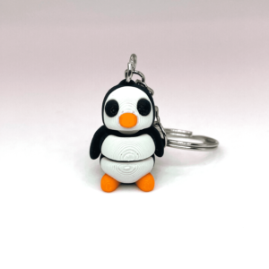 Mini Penguin Keychain Fidget Factory Toy Stood Up