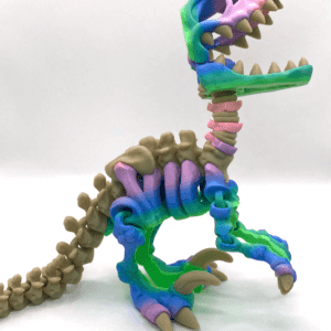 Skeleton Raptor Fidget Toy Isle of Man