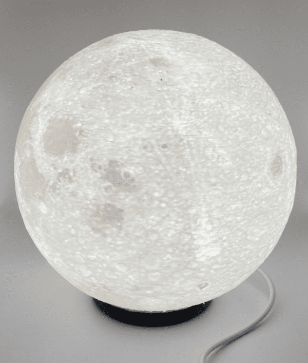 Moon Lamp Lit Up