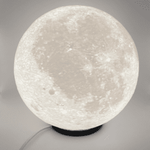 Moon Lamp Lit Up