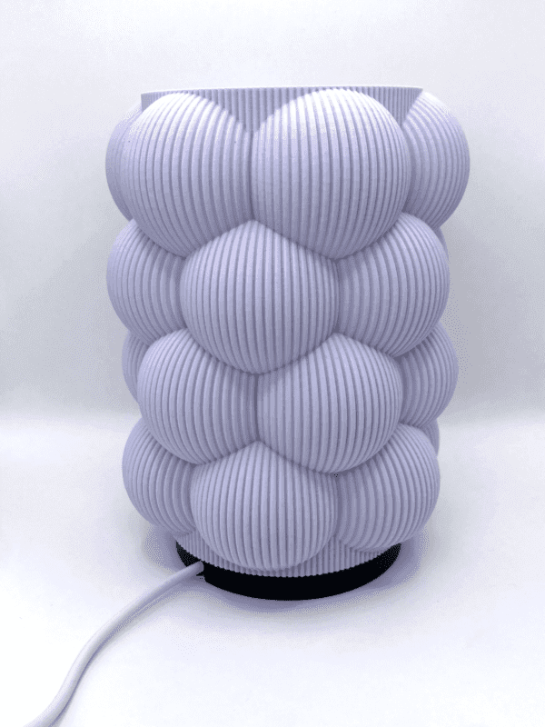 Ripple Lamp Lavender Not Lit