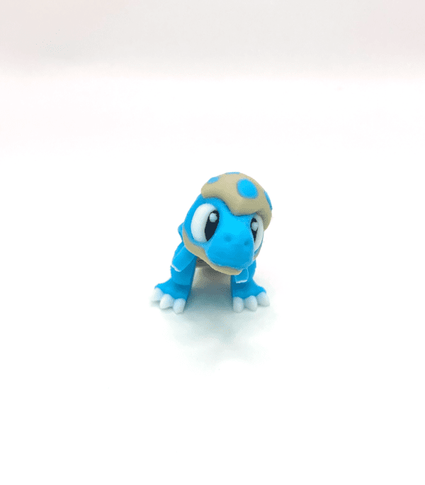 Chomp The T-Rex Fidget Toy 3D Printed Blue