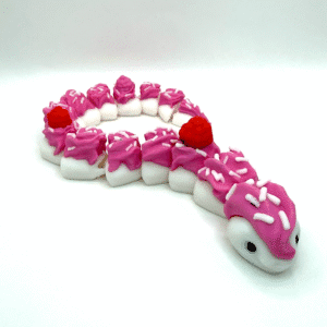 Jake The Cake Snake Pink Icing