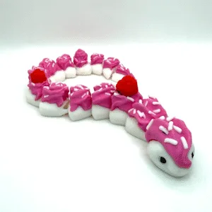 Jake The Cake Snake Pink Icing
