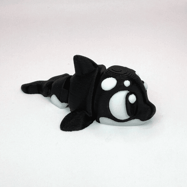 Shamu The Orca Killer whale fidget toy mini 3d print