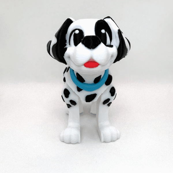 Pongo The Dalmatian Flexi Fidget Toy 3D Printed